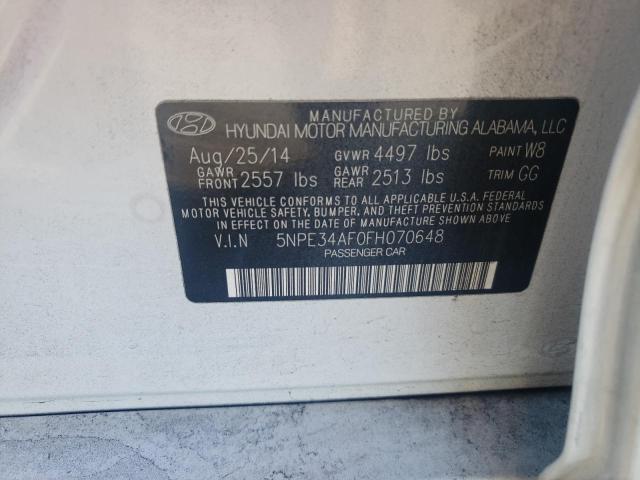 2015 HYUNDAI SONATA SPO - 5NPE34AF0FH070648
