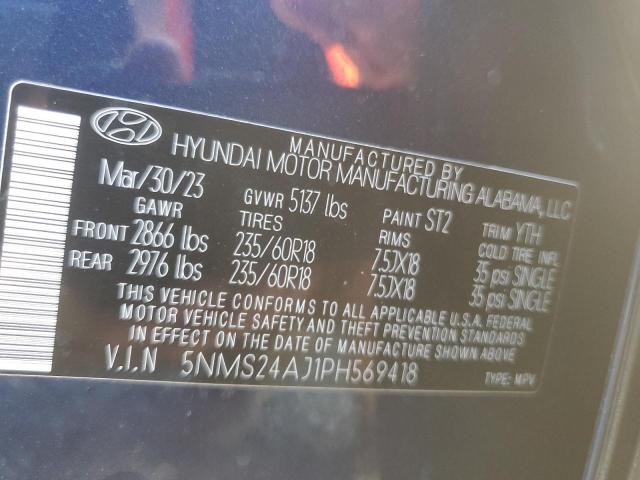 2023 HYUNDAI SANTA FE S - 5NMS24AJ1PH569418
