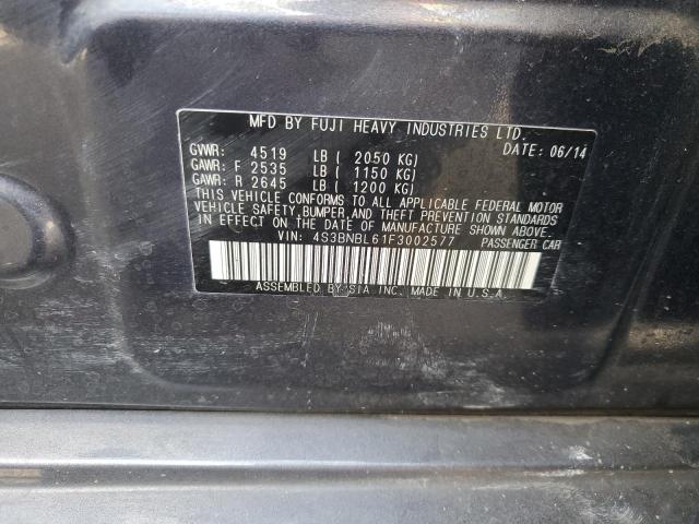 2015 SUBARU LEGACY 2.5 - 4S3BNBL61F3002577