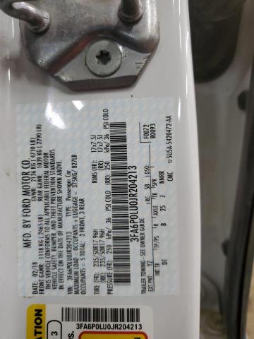 2018 FORD FUSION SE - 3FA6P0LU0JR204213