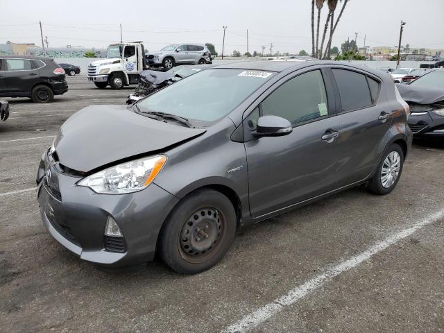 TOYOTA PRIUS C 2014 gray hatchbac hybrid engine JTDKDTB34E1075095 photo #1