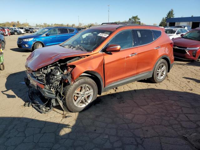 HYUNDAI SANTA FE S 2018 orange  gas 5XYZU3LBXJG522074 photo #1