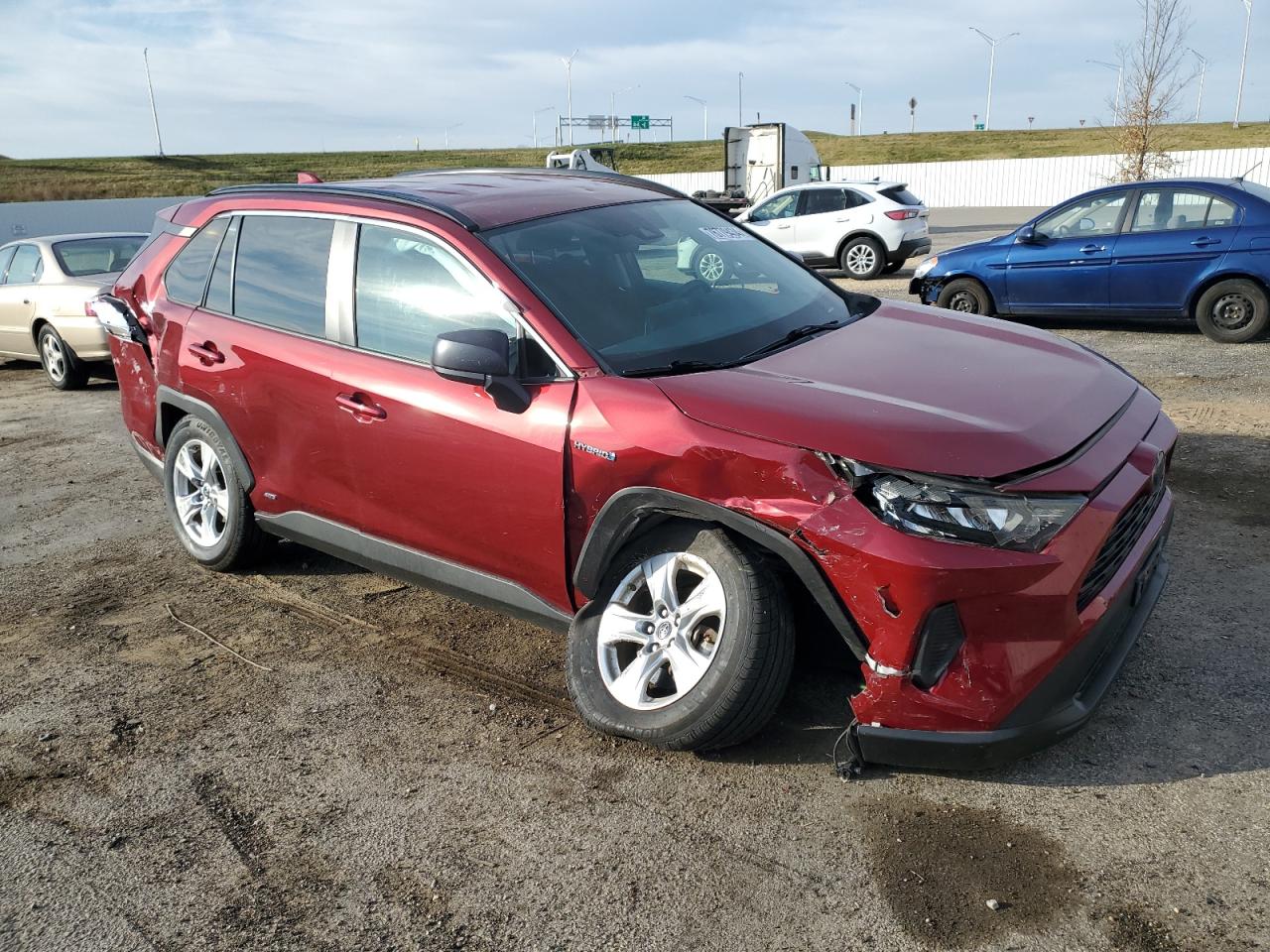 Lot #2979471596 2020 TOYOTA RAV4 LE