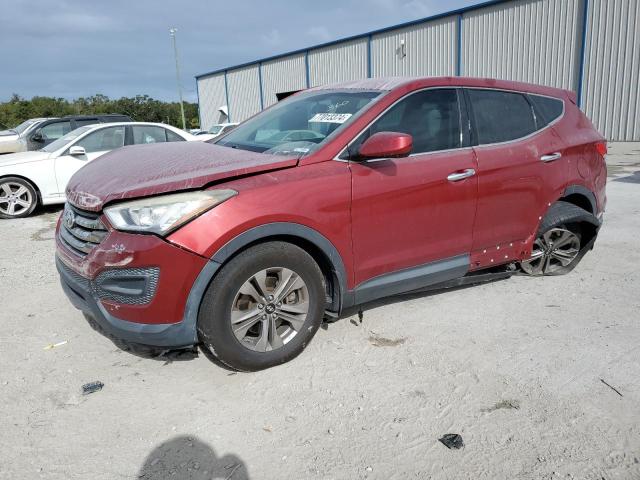 HYUNDAI SANTA FE S 2016 red  gas 5XYZT3LB6GG366286 photo #1