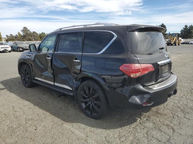 INFINITI QX56 2012 black  gas JN8AZ2NE1C9016500 photo #3