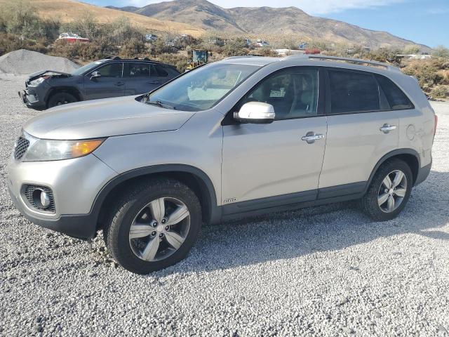 KIA SORENTO EX 2013 silver  gas 5XYKUDA69DG387879 photo #1