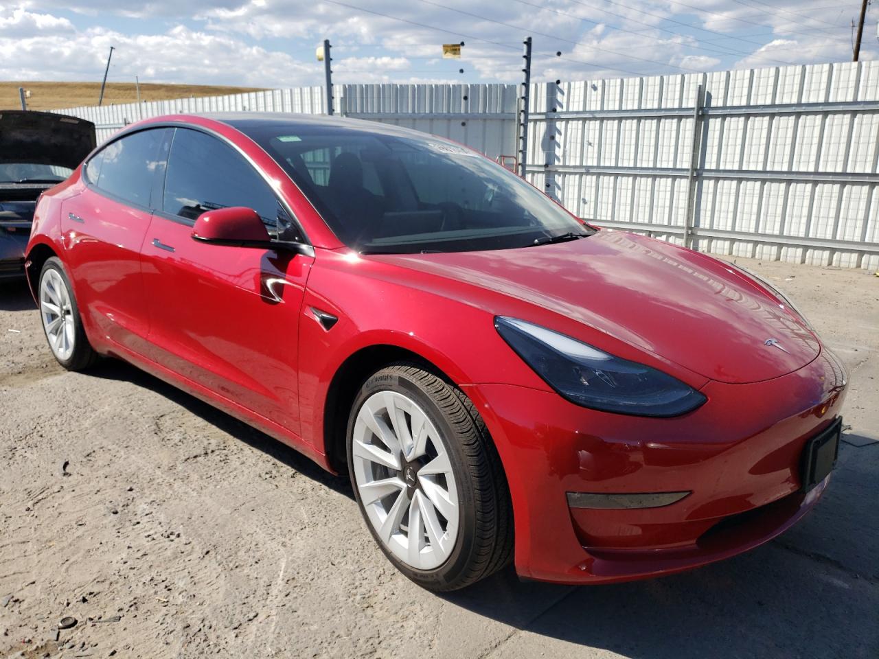 Lot #2926559343 2023 TESLA MODEL 3