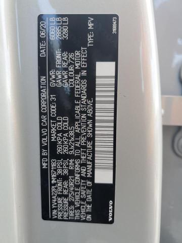 2021 VOLVO XC90 YV4A22PL1M1671183
