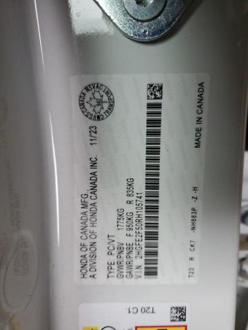 2024 HONDA CIVIC SPOR - 2HGFE2F50RH105741