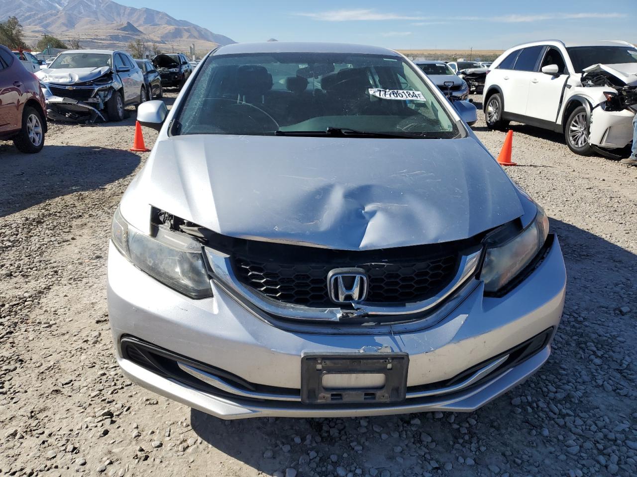 Lot #2977276585 2013 HONDA CIVIC LX