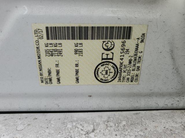2017 NISSAN MAXIMA 3.5 - 1N4AA6APXHC415696