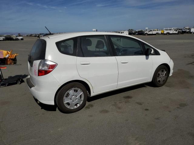 HONDA FIT 2013 white  gas JHMGE8H35DC065314 photo #4