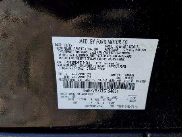 VIN 1FAHP2MKXFG154064 2015 Ford Taurus, Police Inte... no.12