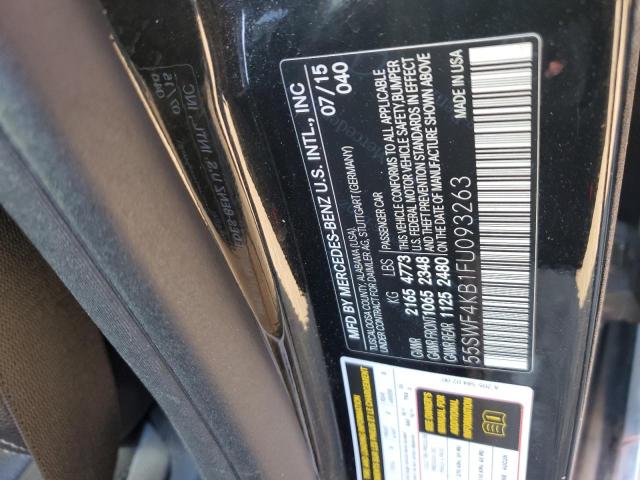 2015 MERCEDES-BENZ C 300 4MAT - 55SWF4KB1FU093263