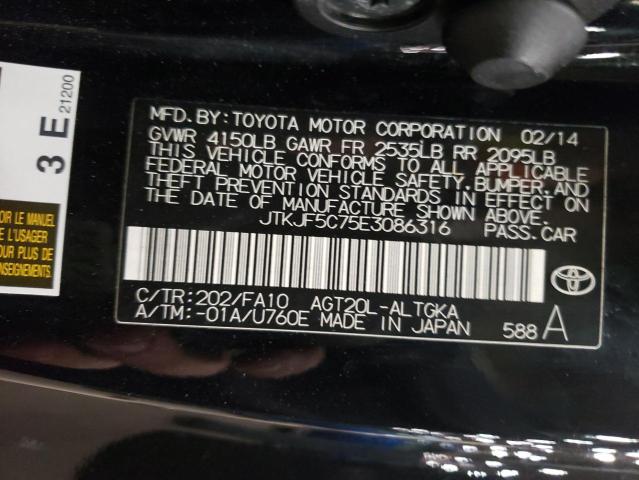 VIN JTKJF5C75E3086316 2014 Toyota Scion no.12