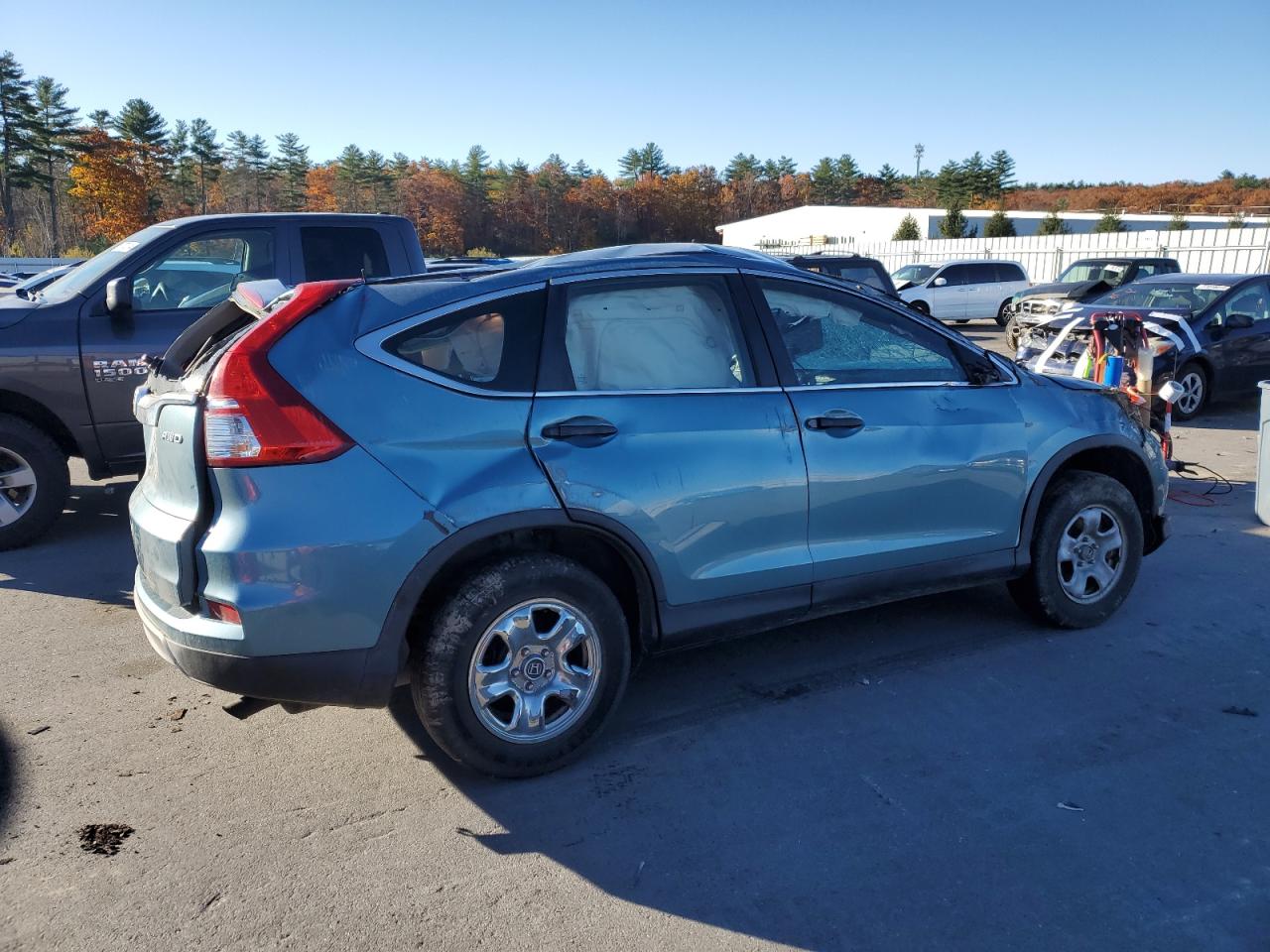 Lot #2986873873 2015 HONDA CR-V LX