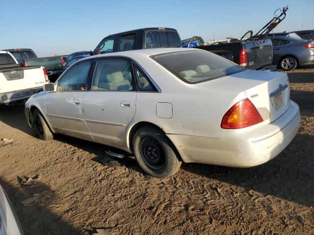 TOYOTA AVALON XL 2002 white  gas 4T1BF28B62U214541 photo #3