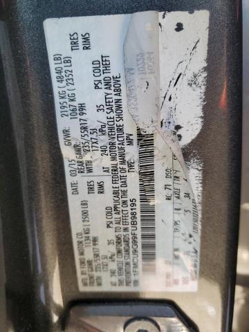 VIN 1FMCU9G99FUB98195 2015 Ford Escape, SE no.14