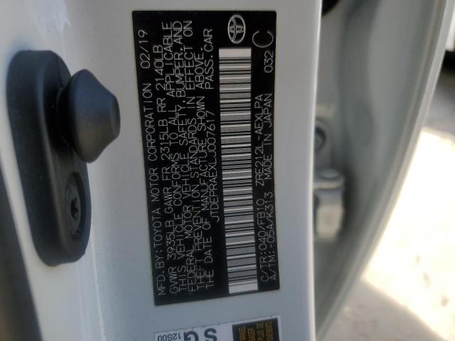 2020 TOYOTA COROLLA LE - JTDEPRAEXLJ007617
