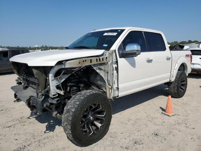 FORD F150 SUPER 2017 white  gas 1FTEW1EF0HFC88313 photo #1