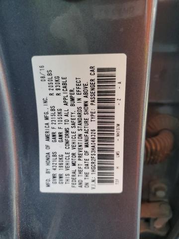 VIN 1HGCR2F53HA048326 2017 Honda Accord, Sport no.12