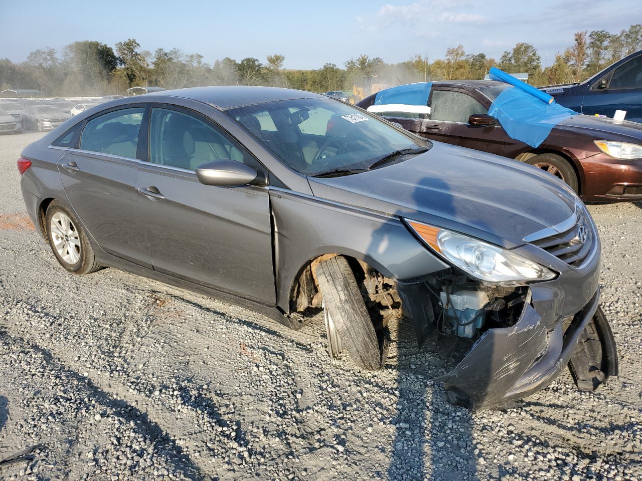 Lot #3024380533 2013 HYUNDAI SONATA GLS