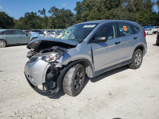 HONDA CR-V LX 2015 silver  gas 3CZRM3H35FG704186 photo #1