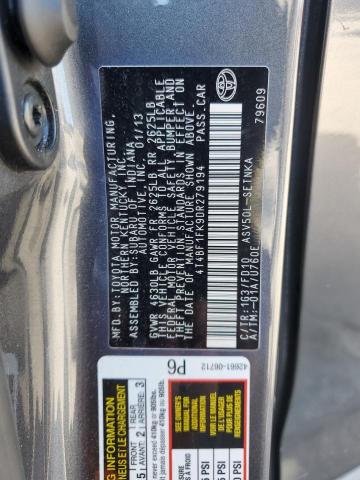 VIN 4T4BF1FK9DR279194 2013 Toyota Camry, L no.12