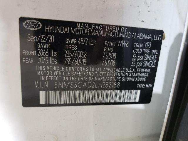 2020 HYUNDAI SANTA FE L - 5NMS5CAD2LH282188