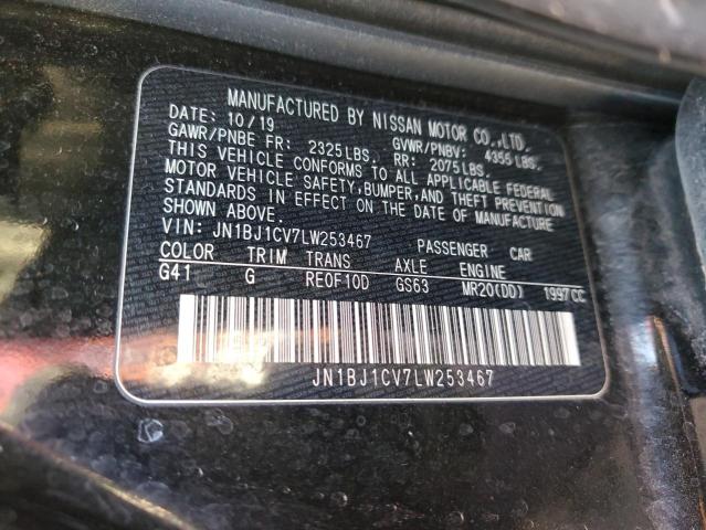 2020 NISSAN ROGUE SPOR - JN1BJ1CV7LW253467