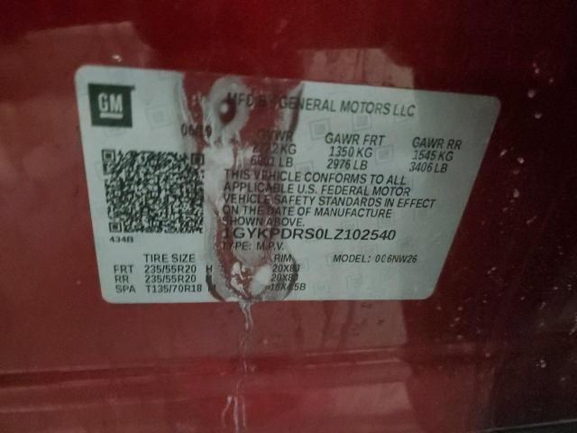 2020 CADILLAC XT6 PREMIU - 1GYKPDRS0LZ102540