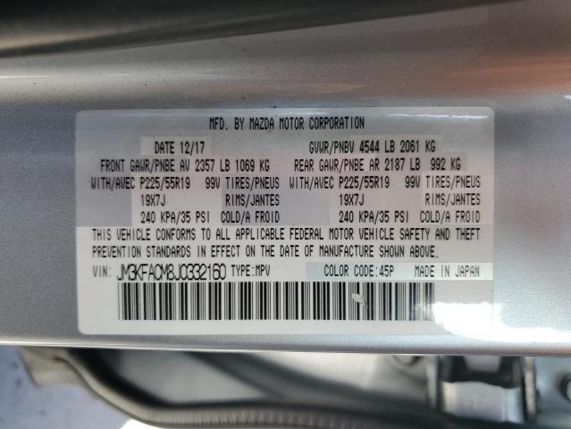 2018 MAZDA CX-5 TOURI - JM3KFACM8J0332160