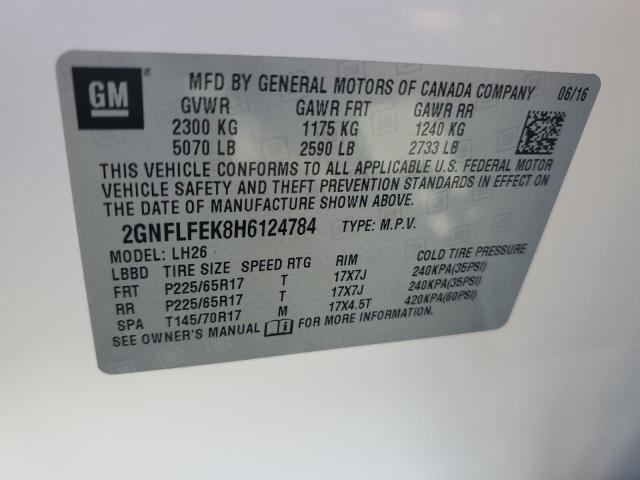 VIN 2GNFLFEK8H6124784 2017 CHEVROLET EQUINOX no.12