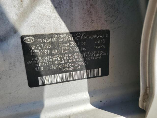 2015 HYUNDAI ELANTRA SE - 5NPDH4AE6FH638907