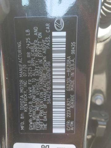 2020 LEXUS ES 350 LUX 58AEZ1B13LU076756