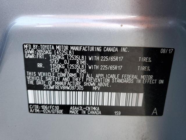 2017 TOYOTA RAV4 XLE - 2T3WFREV8HW397305