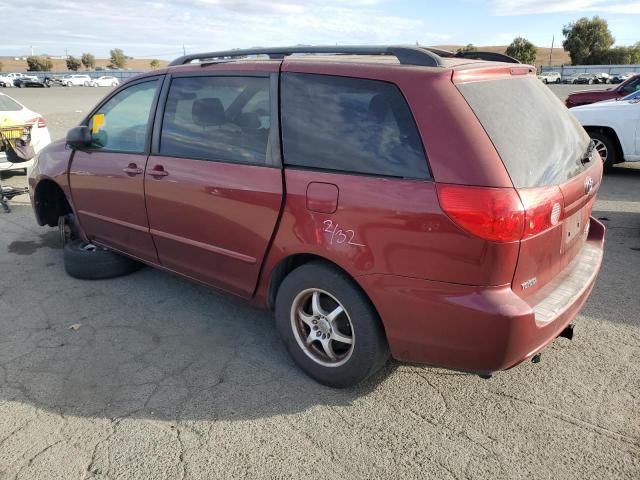 TOYOTA SIENNA CE 2007 maroon sports v gas 5TDZK23C97S041348 photo #3