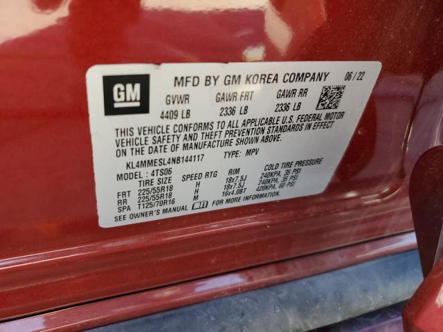 VIN KL4MMESL4NB144117 2022 Buick Encore, Select no.13