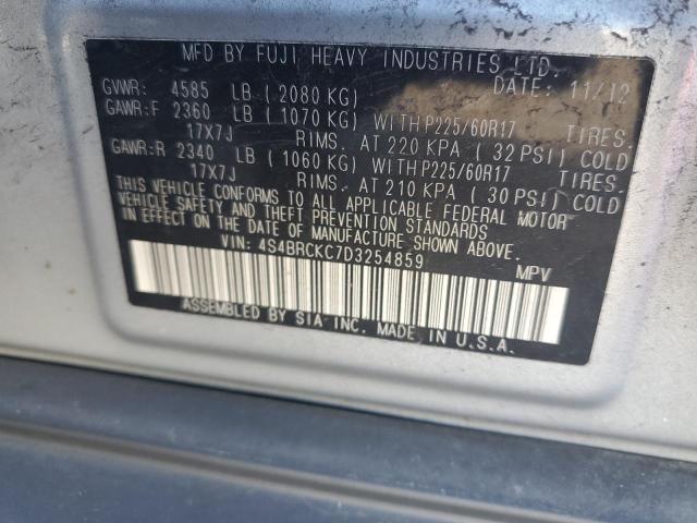 VIN 4S4BRCKC7D3254859 2013 Subaru Outback, 2.5I Lim... no.13