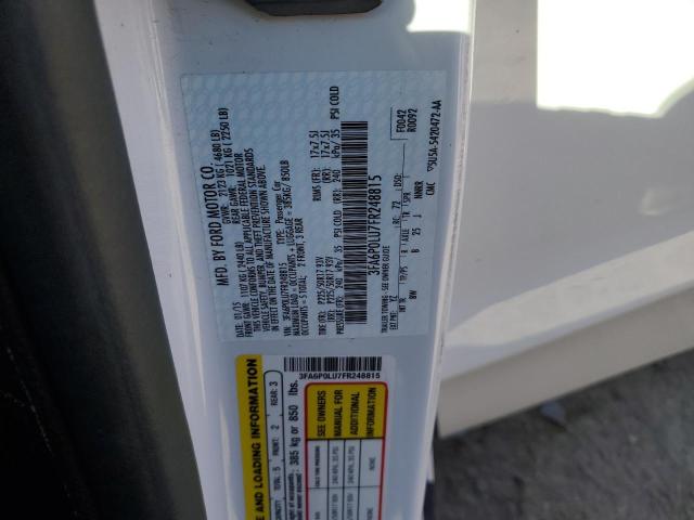 2015 FORD FUSION SE - 3FA6P0LU7FR248815