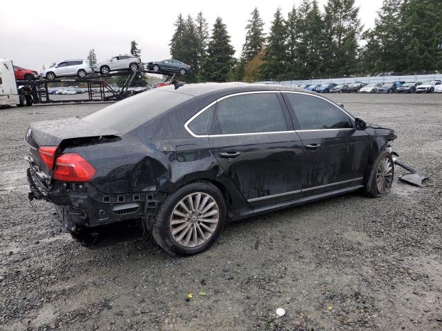 VOLKSWAGEN PASSAT SE 2016 black  gas 1VWBT7A30GC055684 photo #4