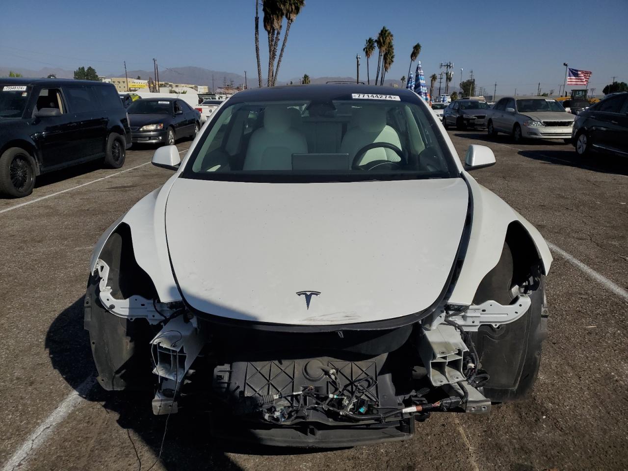 Lot #2976554559 2022 TESLA MODEL 3