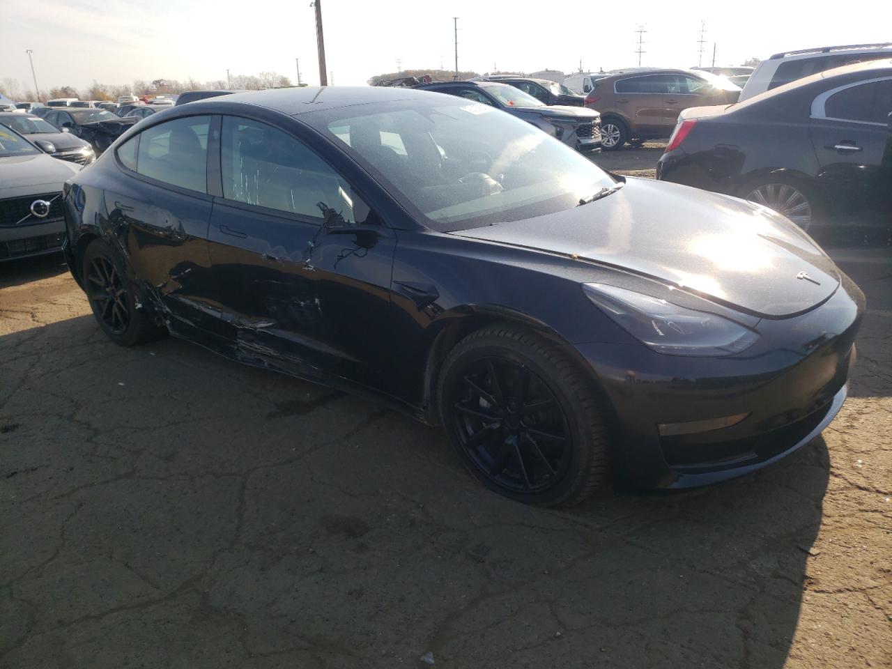 Lot #3034119837 2022 TESLA MODEL 3