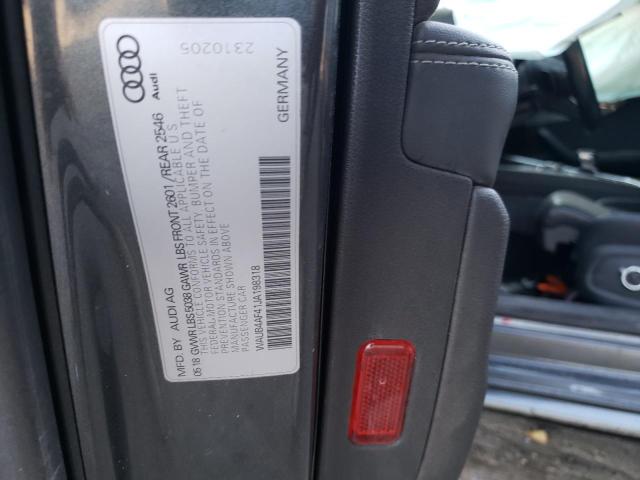 2018 AUDI S4 PREMIUM - WAUB4AF41JA198318