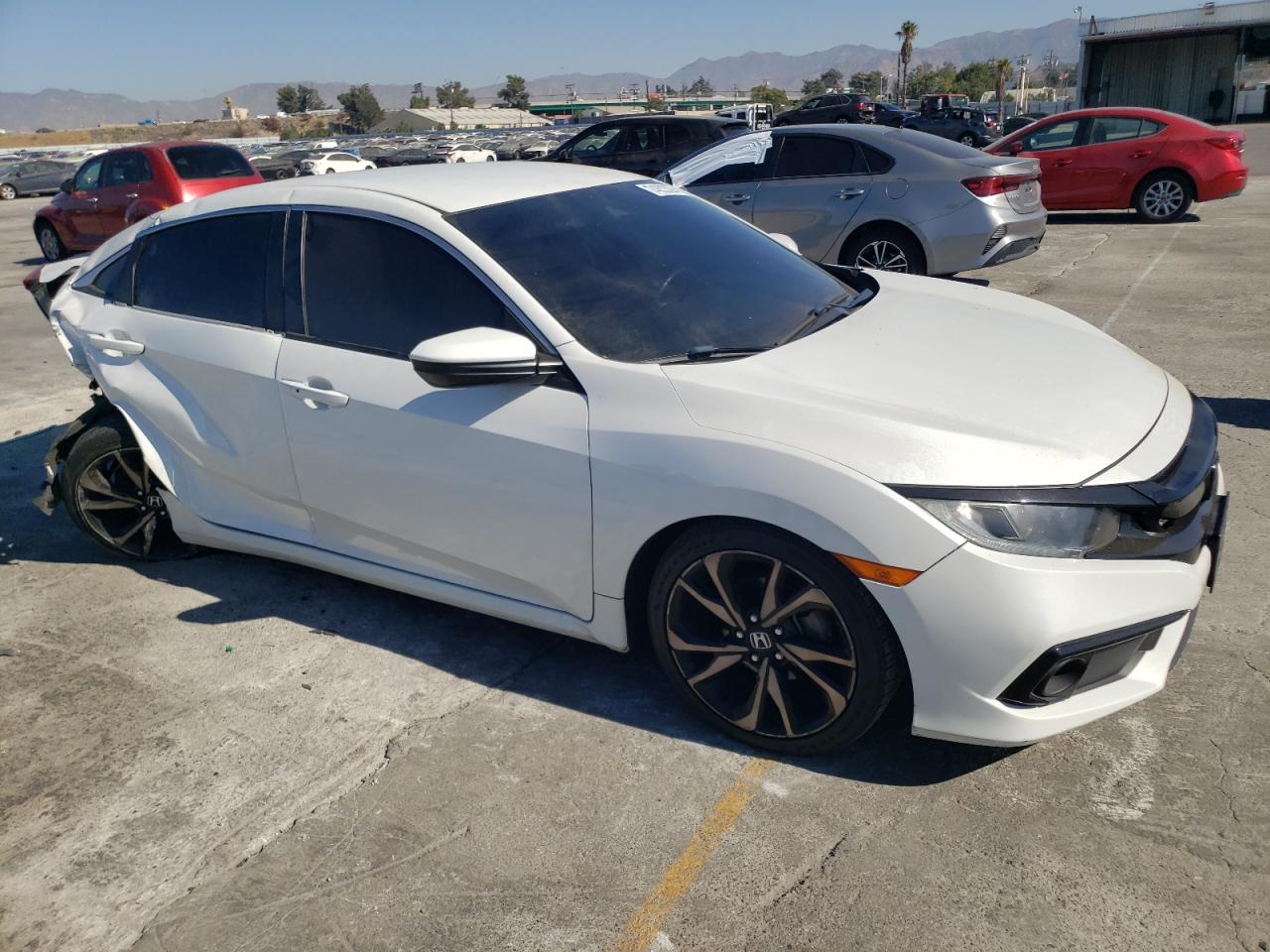 Lot #2988859658 2019 HONDA CIVIC SPOR