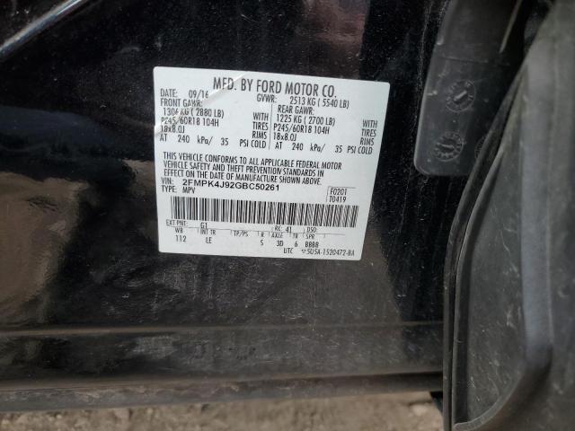 2016 FORD EDGE SEL - 2FMPK4J92GBC50261