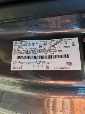2021 FORD F250 SUPER - 1FT7X2B6XMEC80607