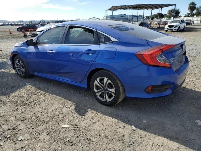 HONDA CIVIC LX 2017 blue  gas 19XFC2F56HE066037 photo #3