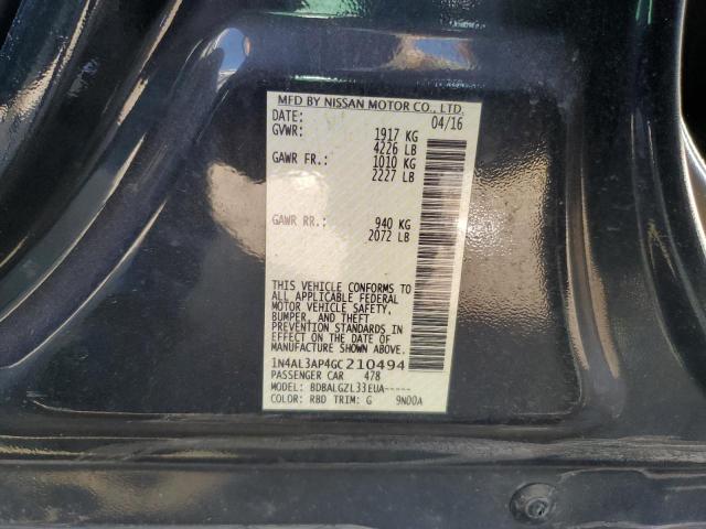 2016 NISSAN ALTIMA 2.5 - 1N4AL3AP4GC210494