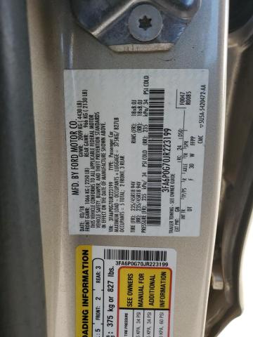 VIN 3FA6P0G70JR223199 2018 Ford Fusion, S no.12